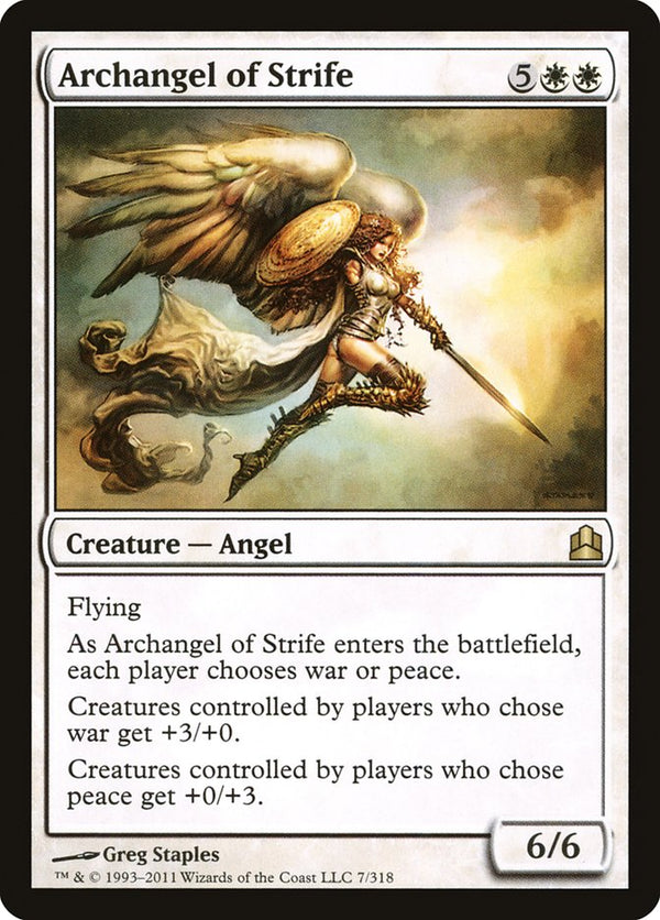 Archangel of Strife - Magic: The Gathering