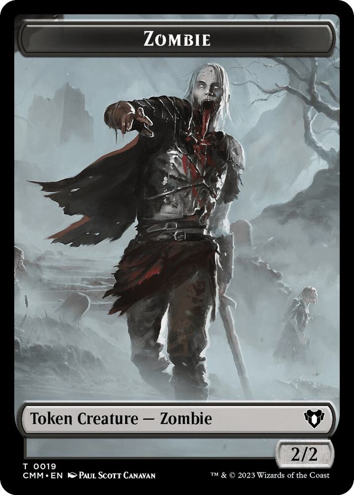 Zombie (0019) // Bird Illusion Double-Sided Token