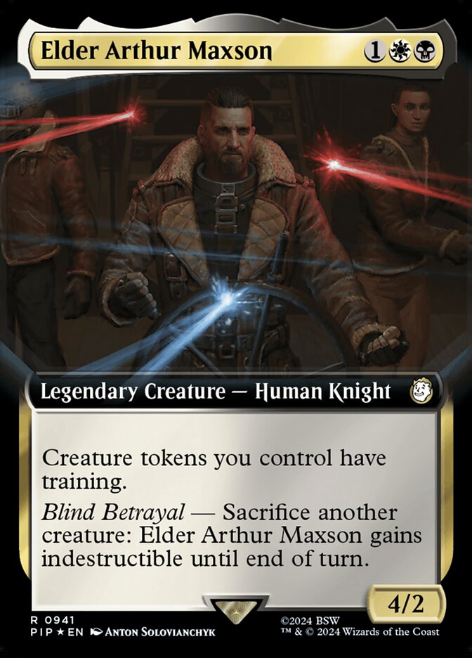 Elder Arthur Maxson (Extended Art) (Surge Foil)