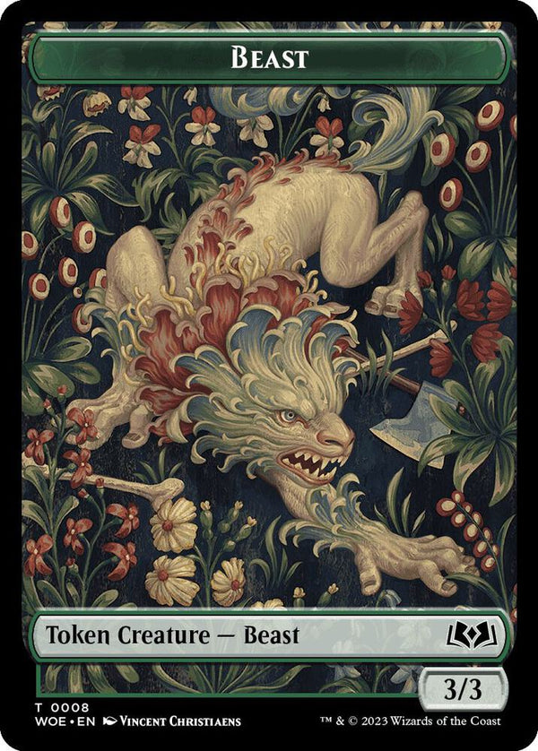 Beast Token - Magic: The Gathering