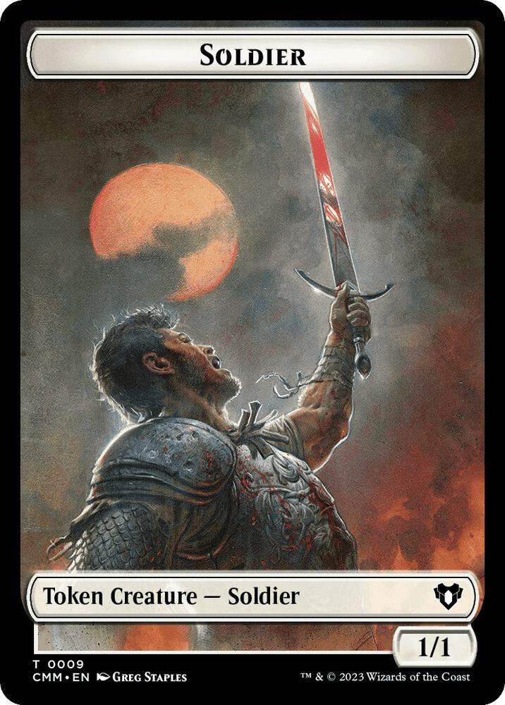 Soldier // Elephant Double-Sided Token