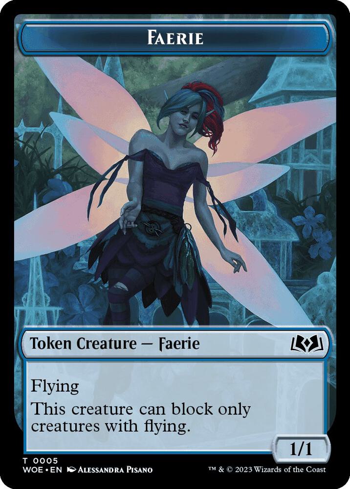 Faerie // Food (0012) Double-Sided Token