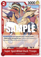 Super Spot-Billed Duck Troops - One Piece Card Game