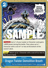 Dragon Twister Demolition Breath - One Piece Card Game