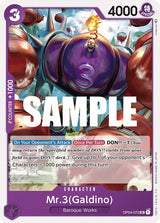 Mr.3 (Galdino) - One Piece Card Game