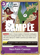 Nez-Palm Cannon - One Piece Card Game