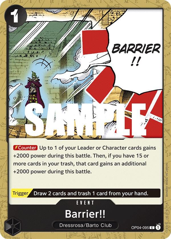 Barrier!! - One Piece Card Game