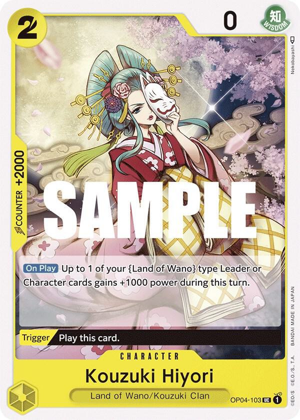 Kouzuki Hiyori - One Piece Card Game