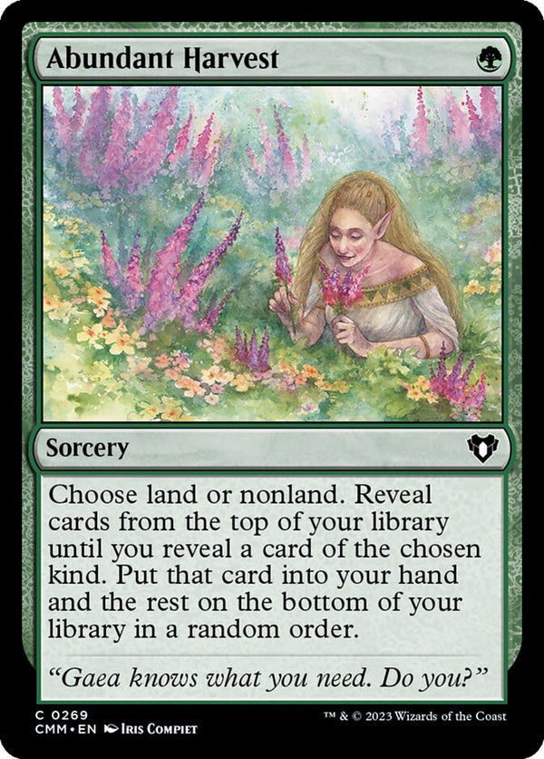 Abundant Harvest - Magic: The Gathering