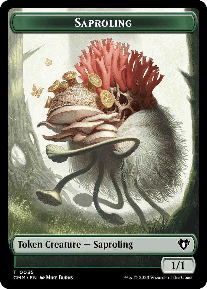 Saproling // Goblin Double-sided Token