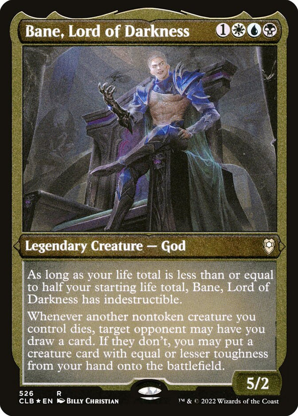 Bane, Lord of Darkness (Foil Etched) - Magic: The Gathering