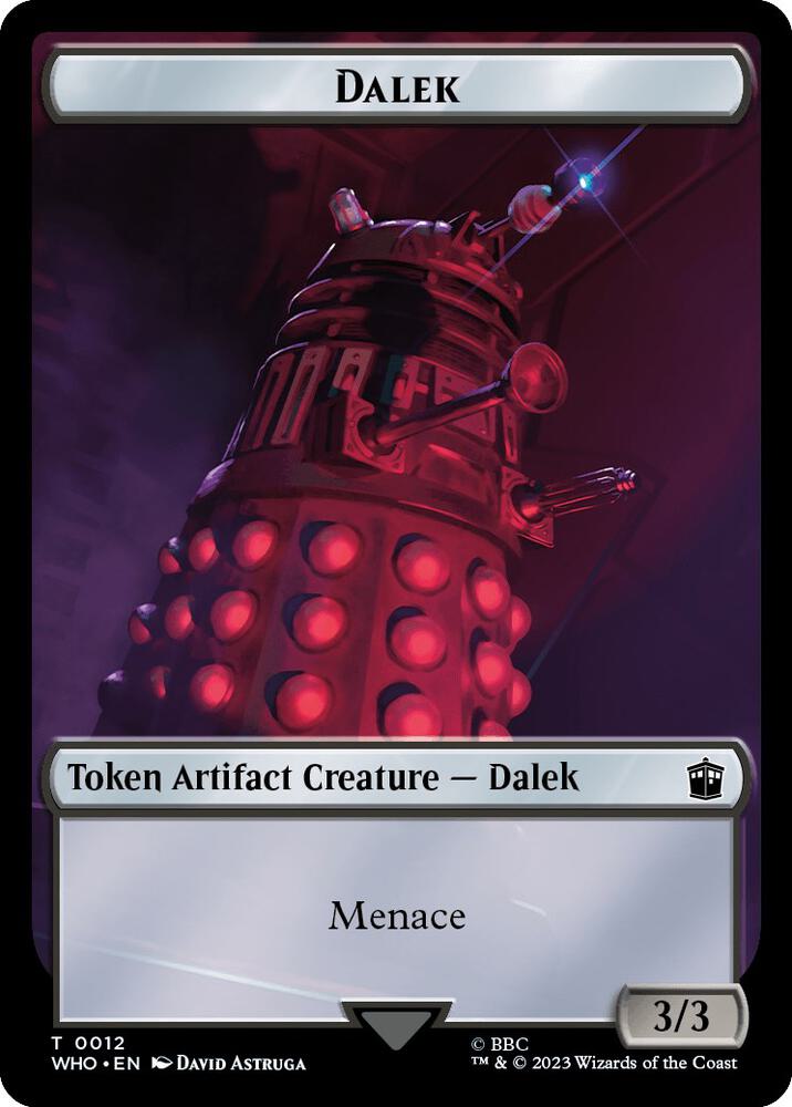 Dalek // Treasure (0029) Double-Sided Token