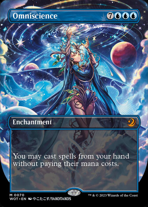 Omniscience (Anime Borderless) - Magic: The Gathering