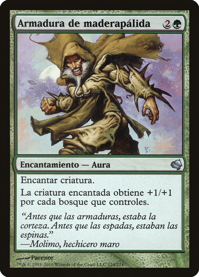 Blanchwood Armor (Spanish) - "Armadura de maderapalida"