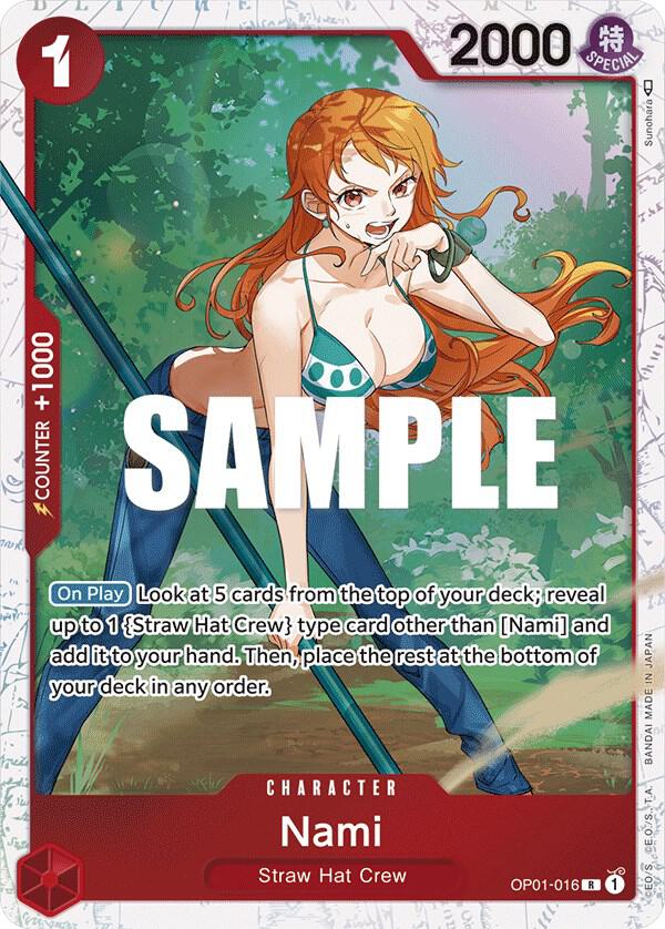 Nami - OP01-016 (Ultra Deck: The Three Captains) (OP-PR OP01-016) - One Piece Card Game