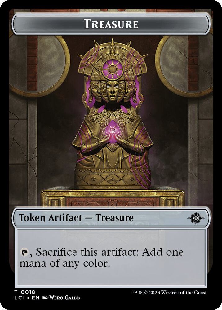 Treasure (0018) // Merfolk Double-Sided Token