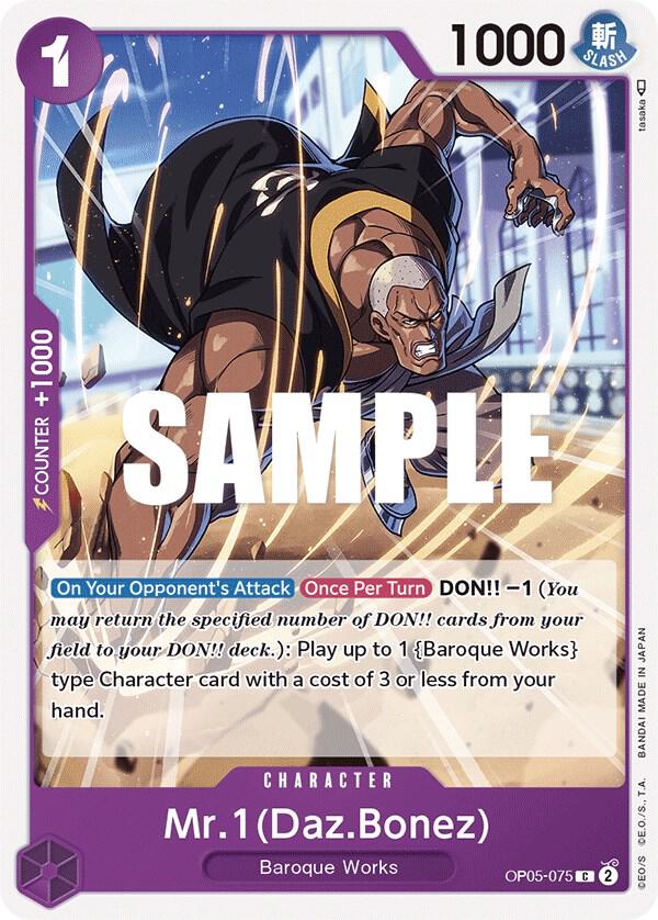 Mr.1 (Daz.Bonez) - One Piece Card Game