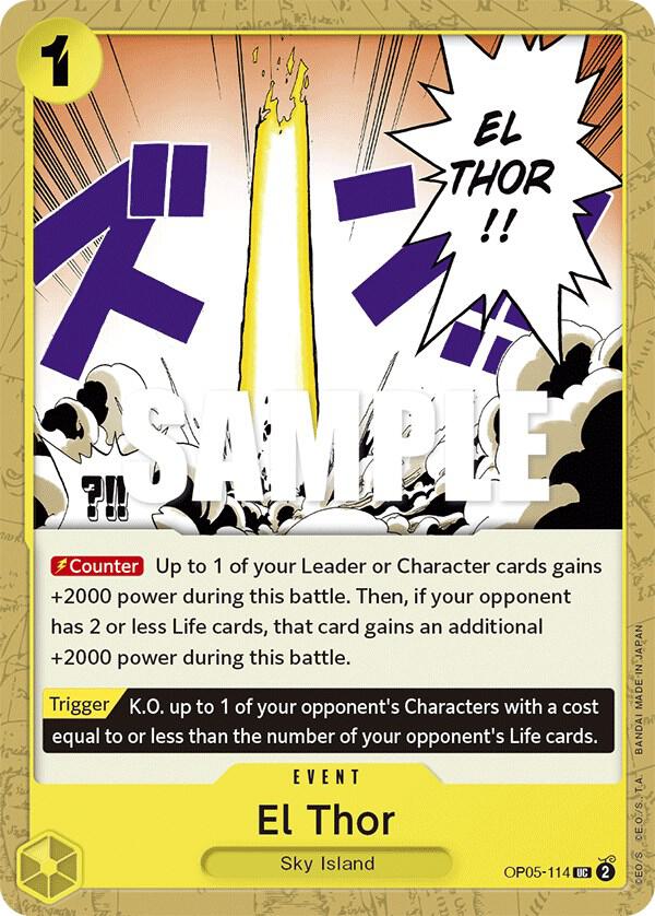 El Thor - One Piece Card Game