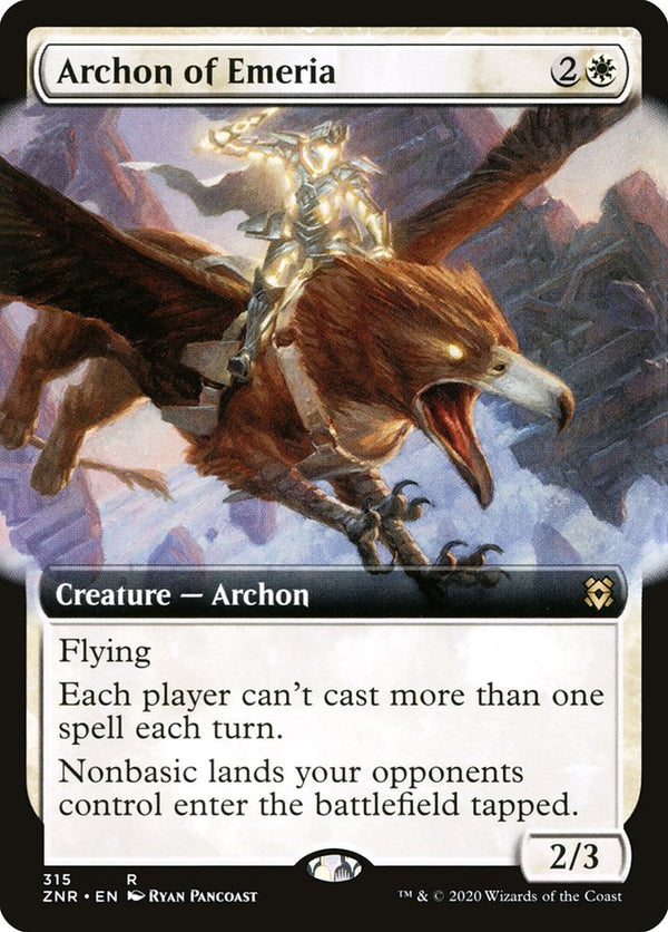 Archon of Emeria (Extended Art) - Magic: The Gathering