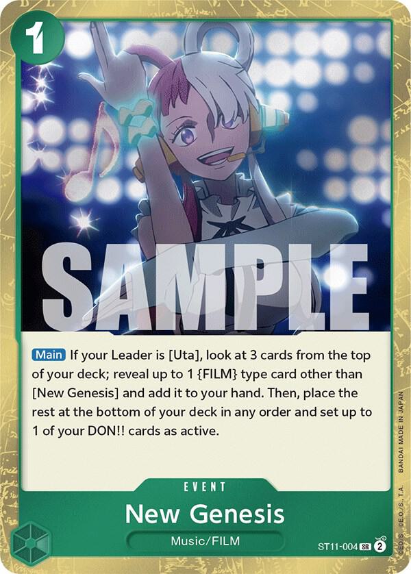 New Genesis (ST11-004) - One Piece Card Game