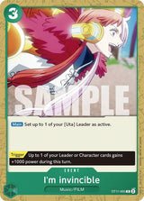 I'm invincible - One Piece Card Game