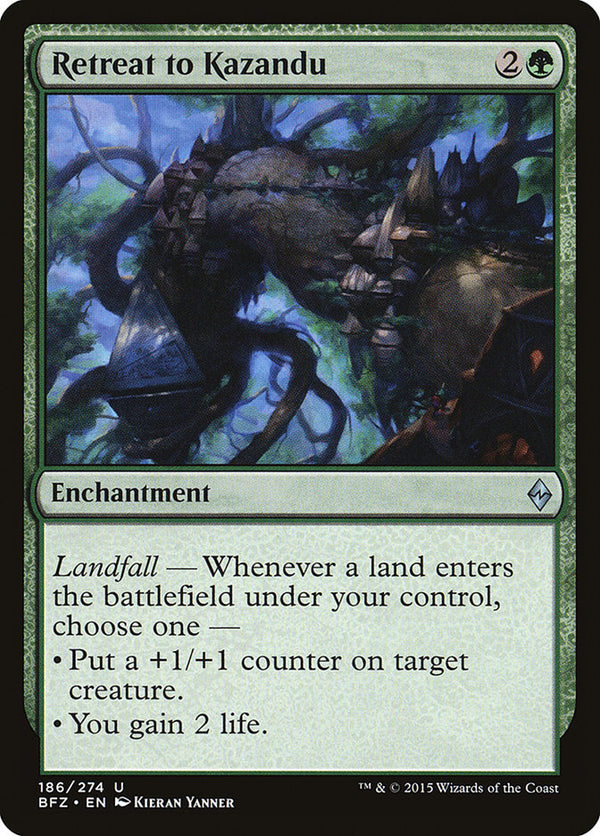 Retreat to Kazandu - Magic: The Gathering