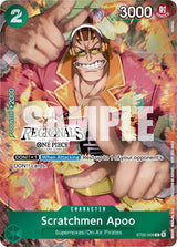 Scratchmen Apoo (Online Regional 2024) [Participant] (OP-PR ST02-008) - One Piece Card Game