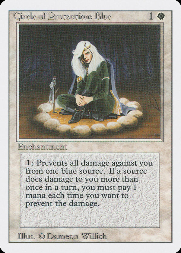 Circle of Protection: Blue - Magic: The Gathering