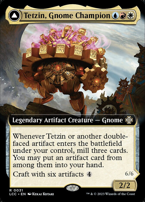 Tetzin, Gnome Champion (Extended Art) - Magic: The Gathering