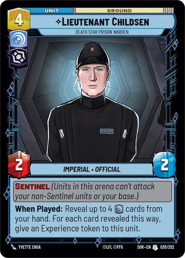 Lieutenant Childsen - Death Star Prison Warden - Star Wars Unlimited