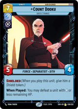 Count Dooku - Darth Tyranus (SOR 038/252) - Star Wars Unlimited