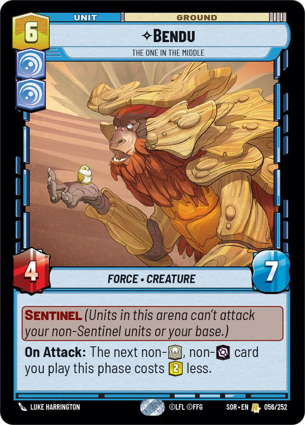 Bendu - The One in the Middle (SOR 056/252) - Star Wars Unlimited