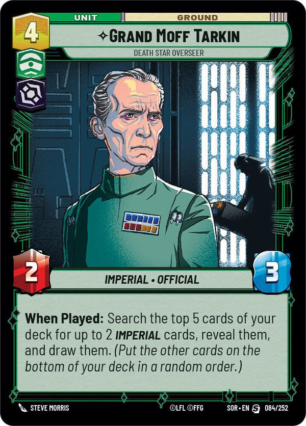 Grand Moff Tarkin - Death Star Overseer - Star Wars Unlimited