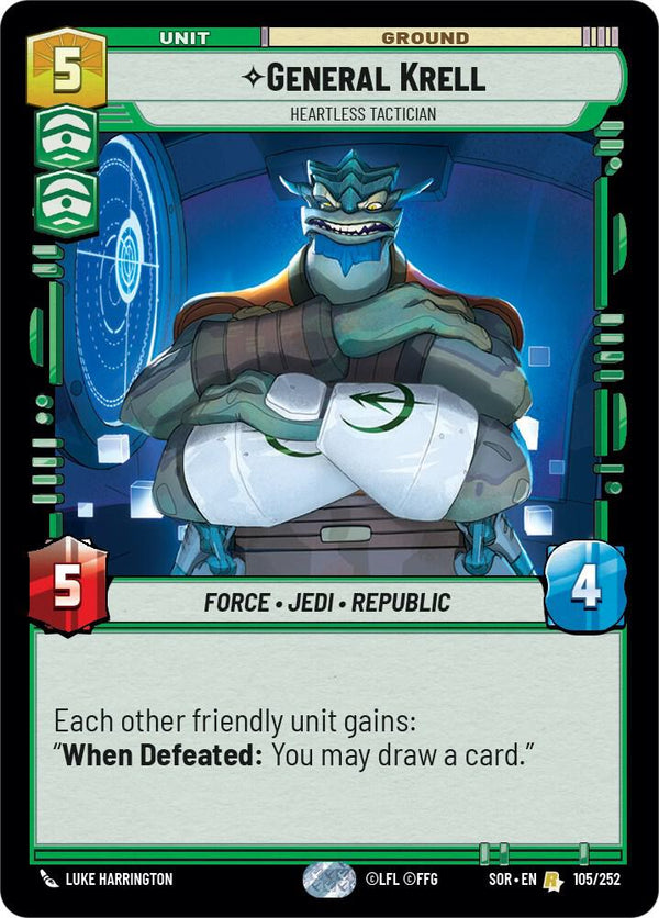 General Krell - Heartless Tactician - Star Wars Unlimited