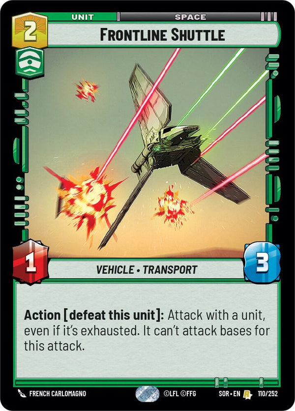 Frontline Shuttle - Star Wars Unlimited