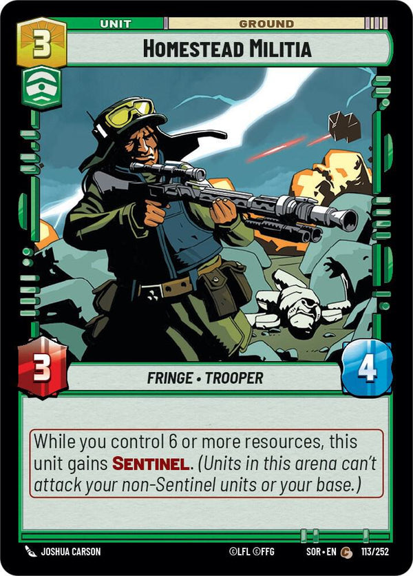 Homestead Militia - Star Wars Unlimited