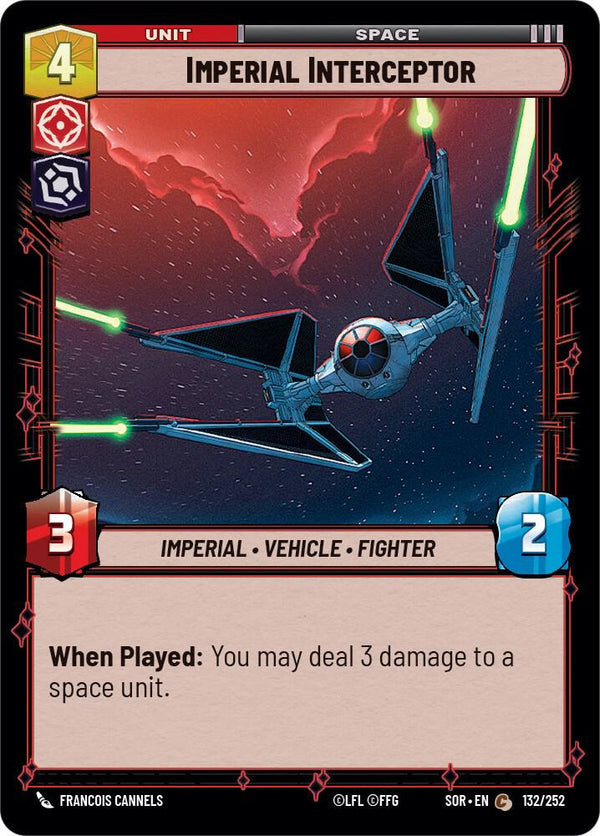 Imperial Interceptor - Star Wars Unlimited