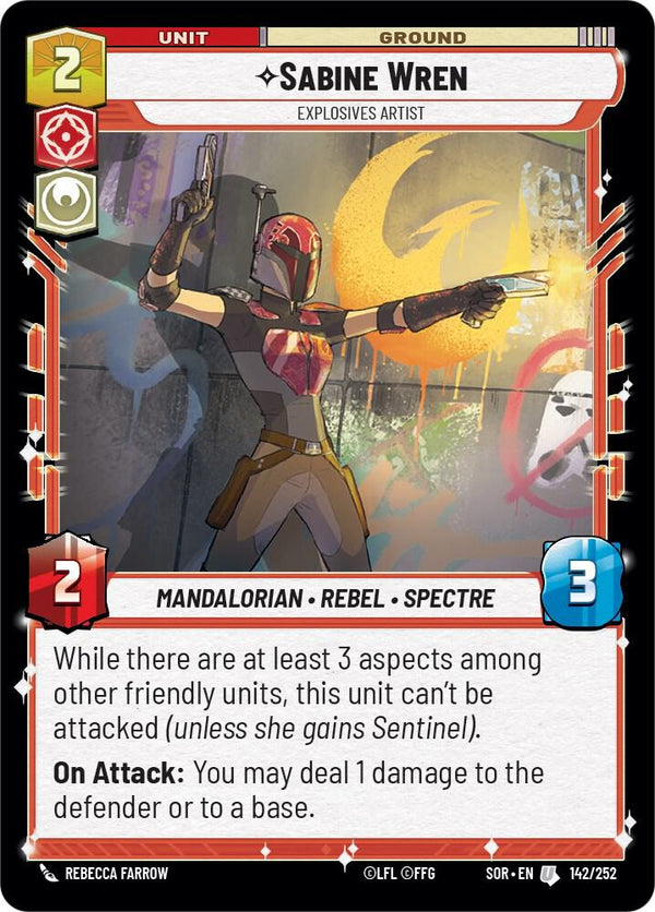 Sabine Wren - Explosives Artist - Star Wars Unlimited