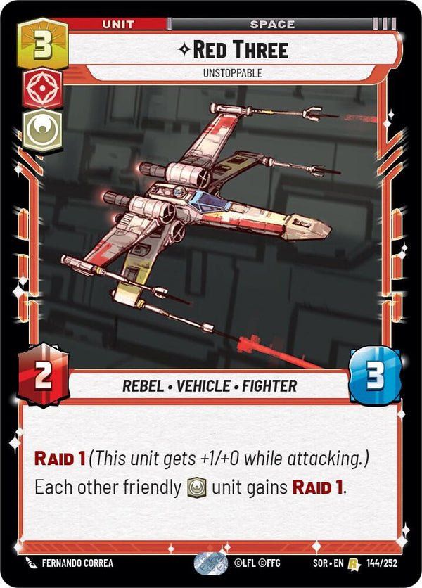 Red Three - Unstoppable - Star Wars Unlimited