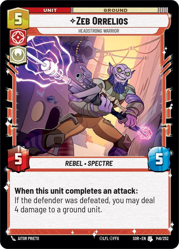 Zeb Orrelios - Headstrong Warrior - Star Wars Unlimited