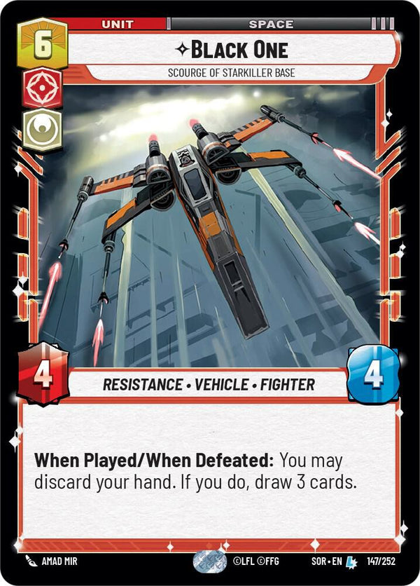 Black One - Scourge of Starkiller Base - Star Wars Unlimited