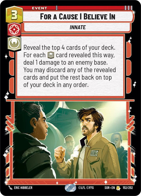 For A Cause I Believe In - Star Wars Unlimited