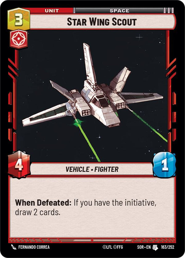 Star Wing Scout - Star Wars Unlimited