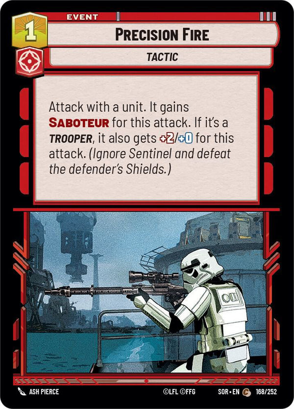 Precision Fire - Star Wars Unlimited