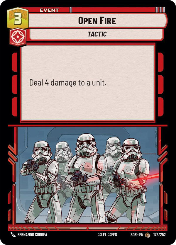 Open Fire - Star Wars Unlimited