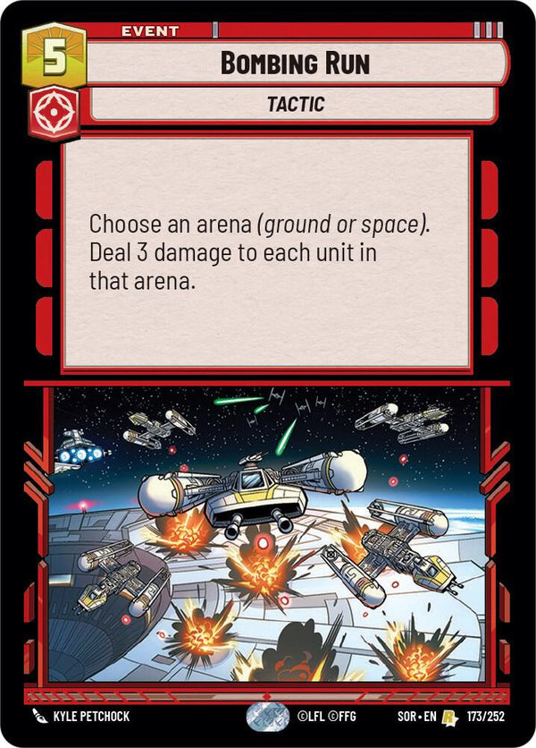 Bombing Run - Star Wars Unlimited