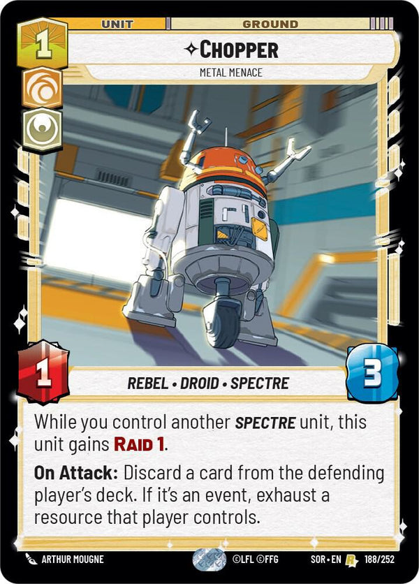 Chopper - Metal Menace - Star Wars Unlimited