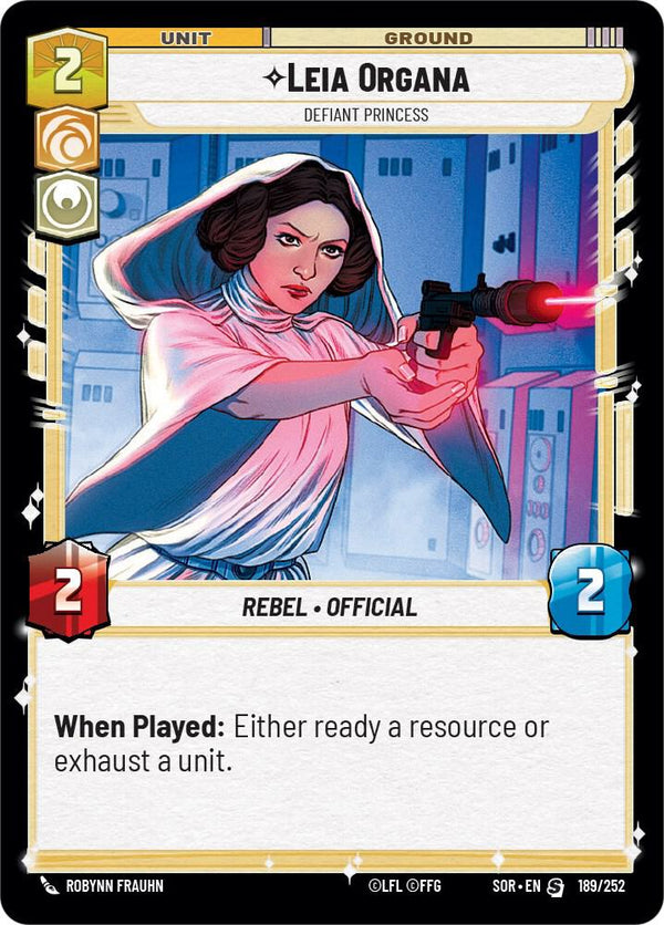 Leia Organa - Defiant Princess - Star Wars Unlimited