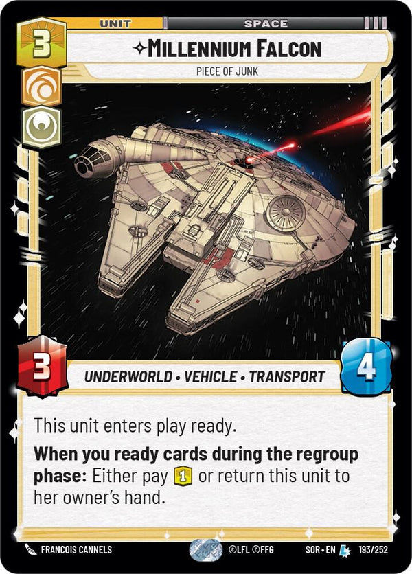 Millennium Falcon - Piece of Junk - Star Wars Unlimited