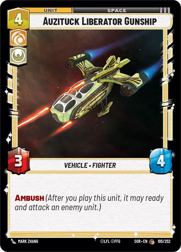 Auzituck Liberator Gunship - Star Wars Unlimited
